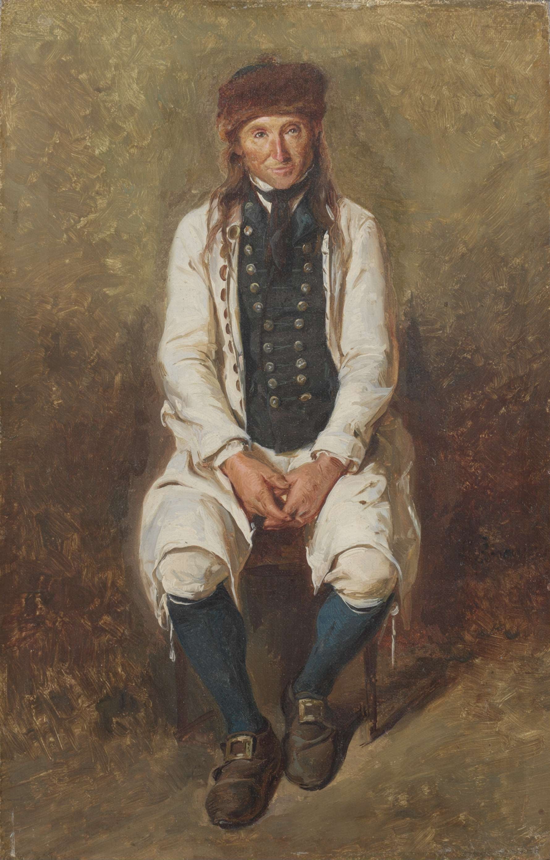 Paysan en costume de Hesse - Ludwig Knaus