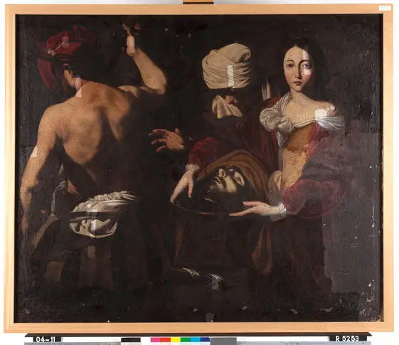 Reproduction du tableau « Salomé avec la tête de Jean-Baptiste - Le Caravage » par Alpha Reproduction en peinture à l’huile