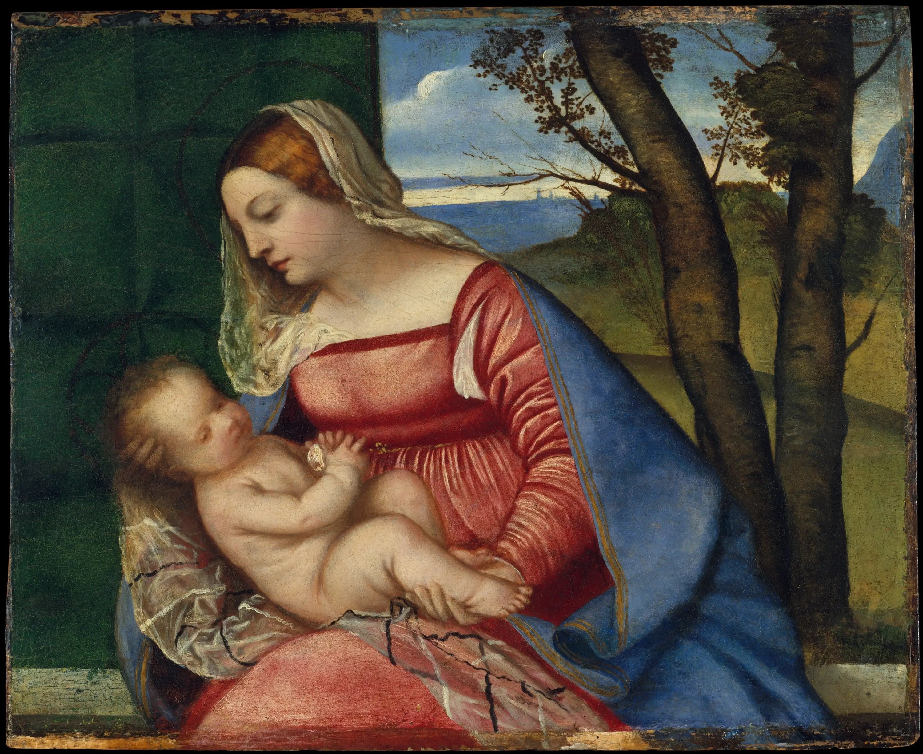 Vierge Bache - Titian - Alpha Reproduction
