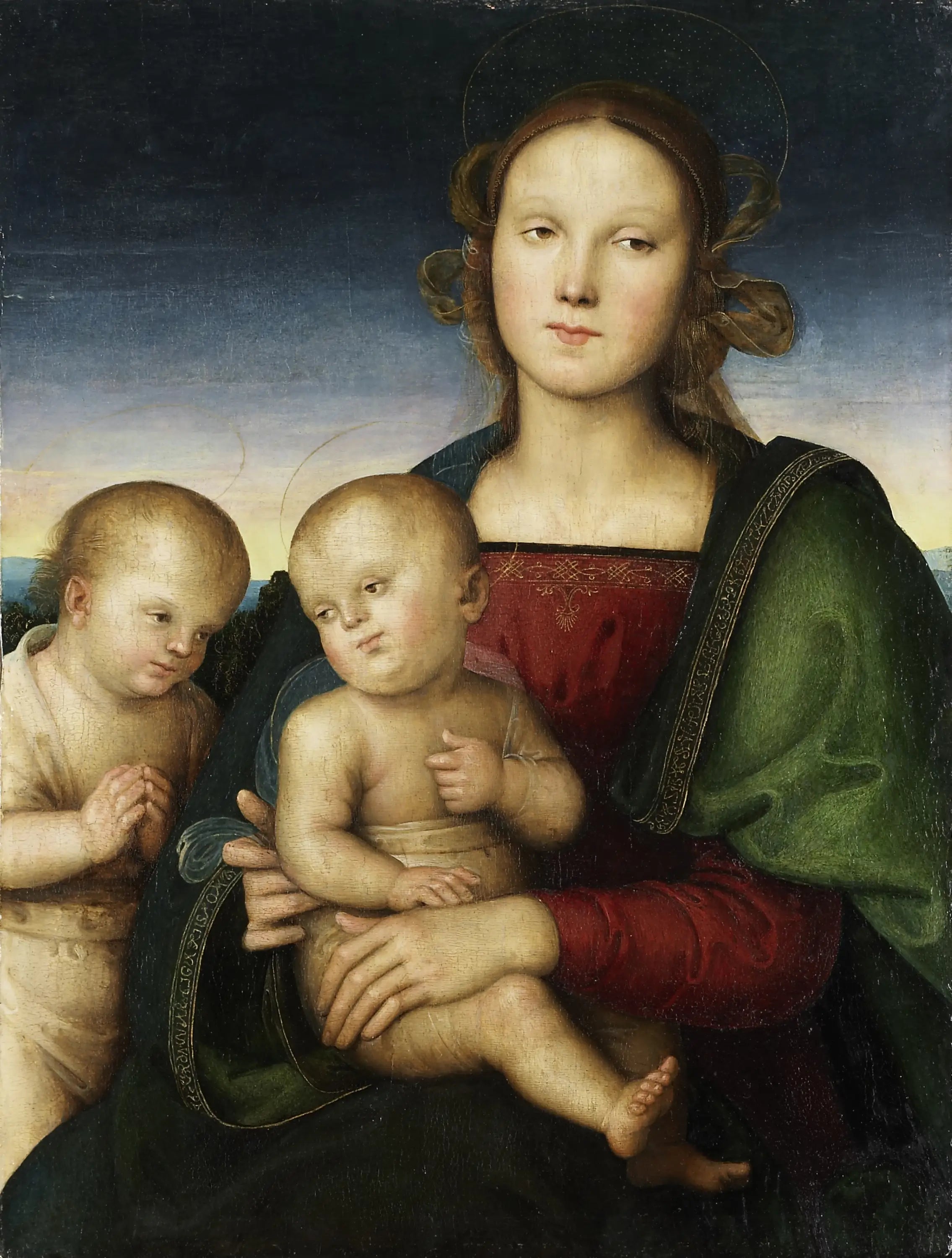 La Vierge à l’Enfant avec le petit saint Jean - Pietro Perugino - Alpha Reproduction