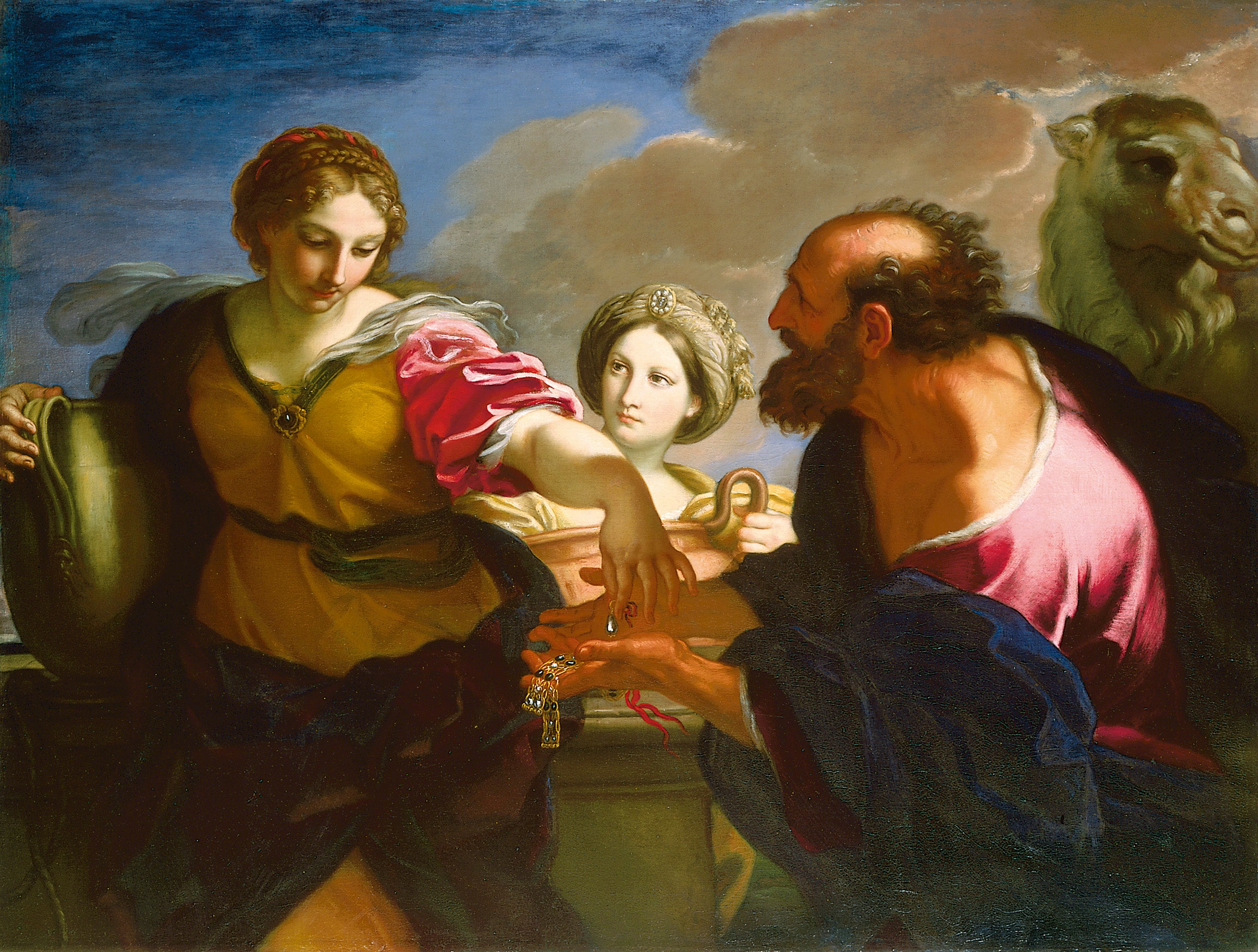 Rebecca et Eliezer au puits - Carlo Maratta