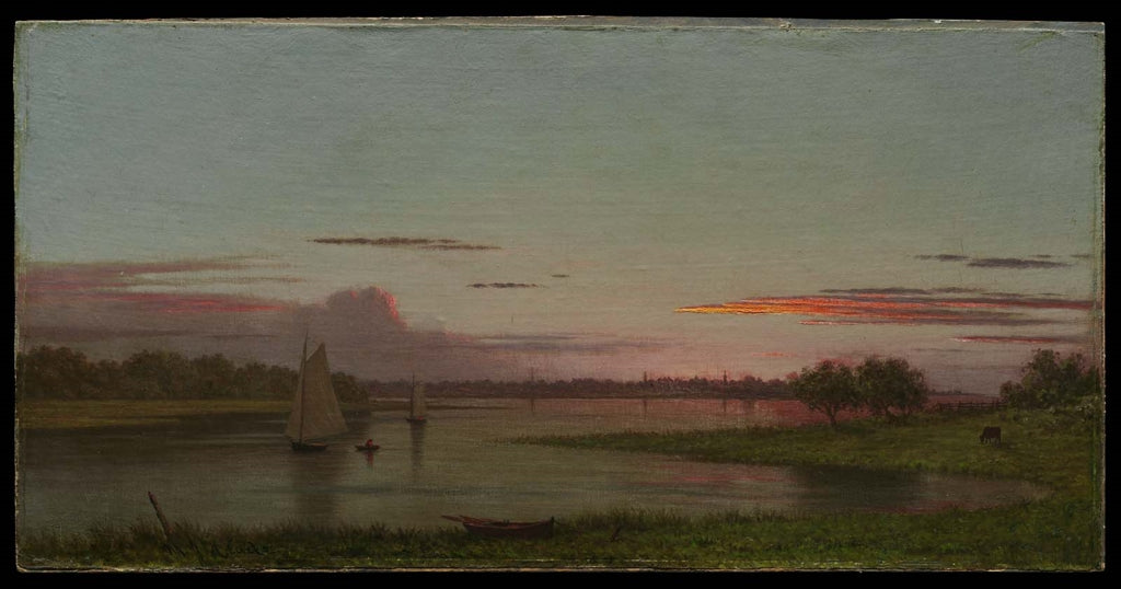 Coucher de soleil, Black Rock, Connecticut - Martin Johnson Heade