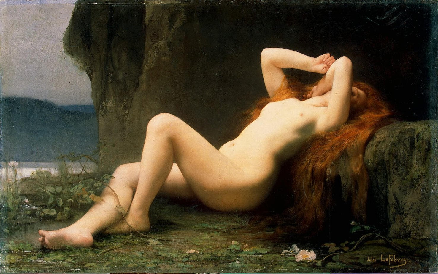 Marie Madeleine dans la grotte - Jules Lefebvre