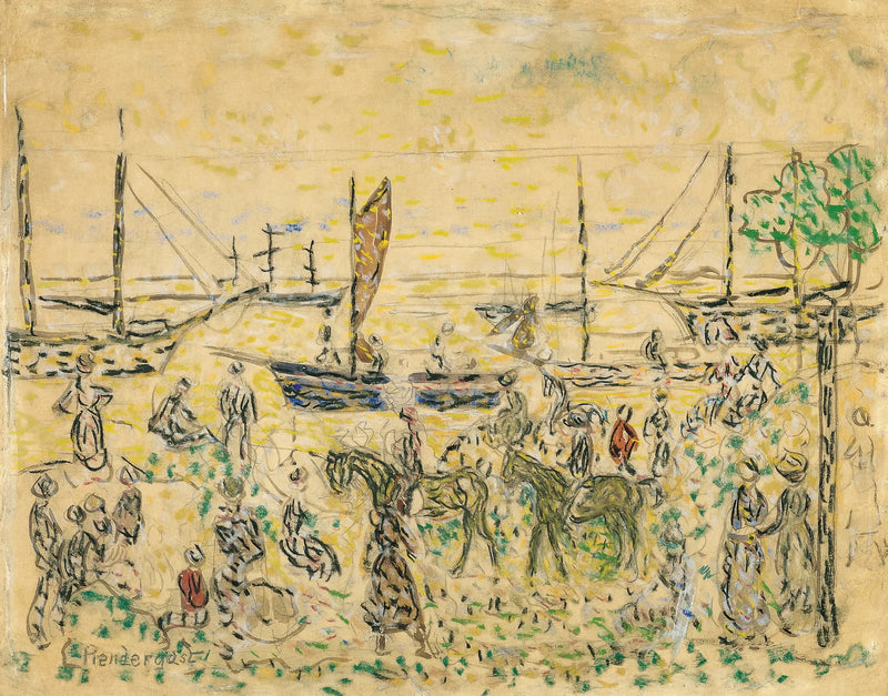 リヴァージュ - モーリス・プレンダガスト

Source:
Le rivage - Maurice Prendergast