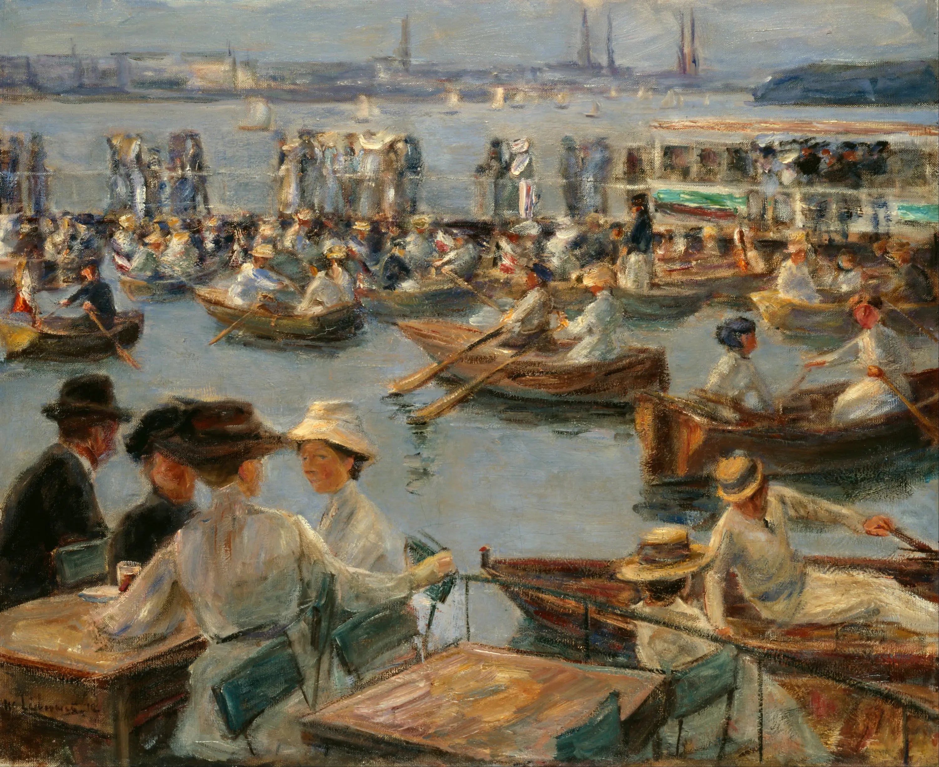 Sur l’Alster à Hambourg - Max Liebermann - Alpha Reproduction