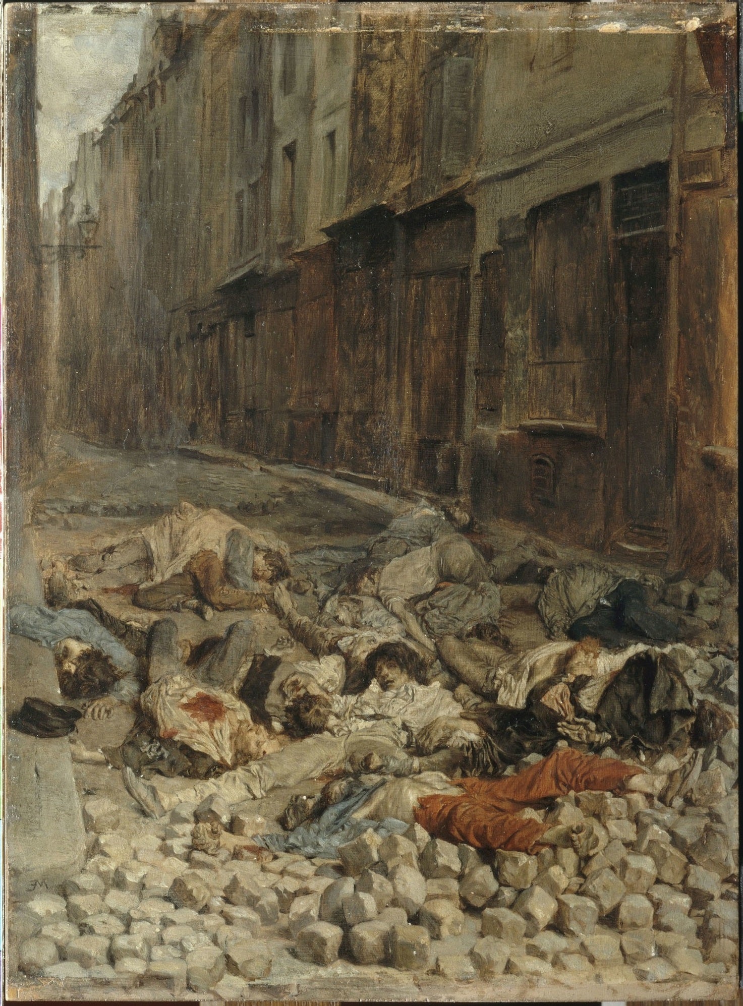 La barricade, rue de la Mortellerie, juin 1848 - Ernest Meissonier
