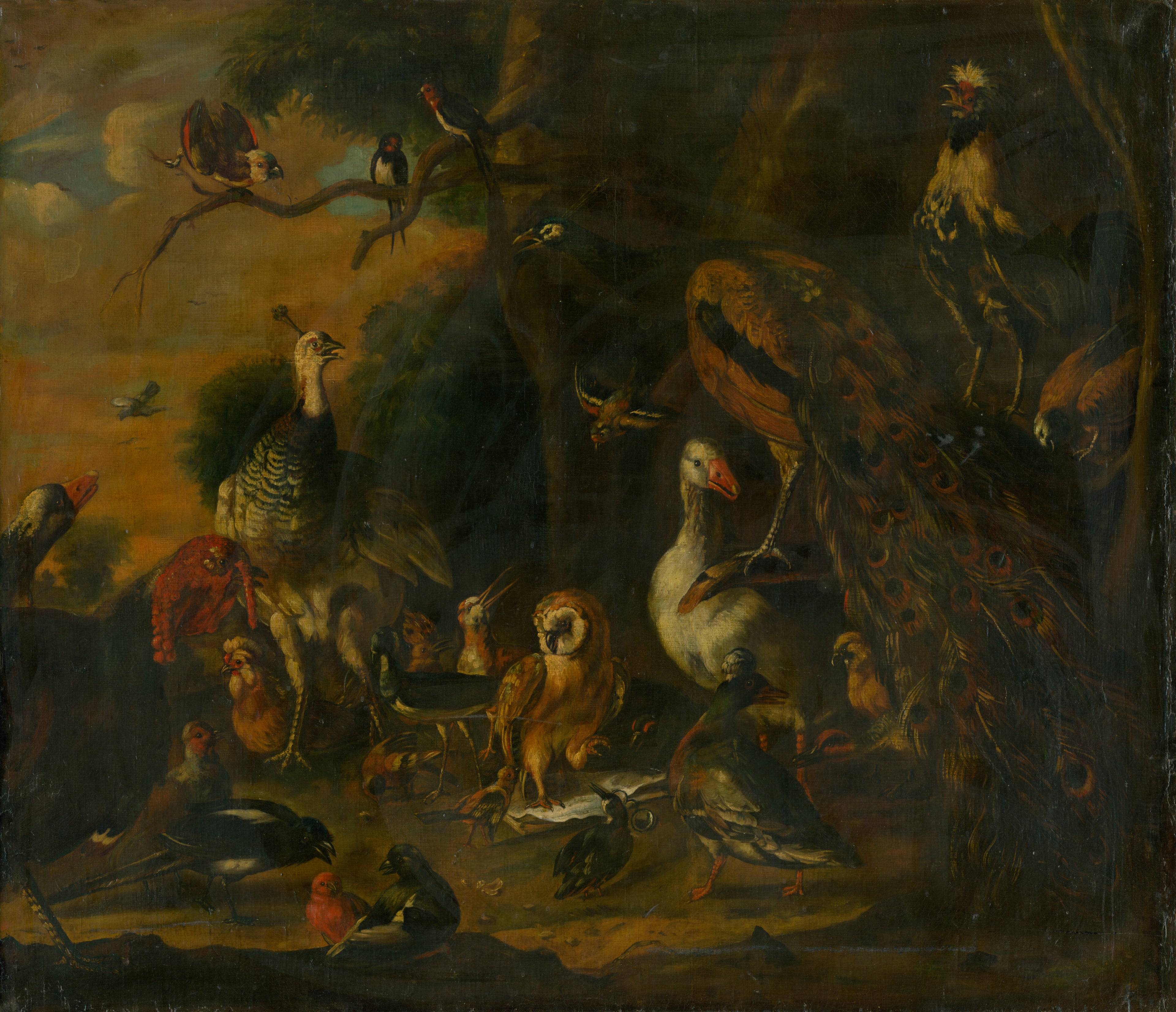 Chaque oiseau chante comme s'il avait un bec - Melchior de Hondecoeter