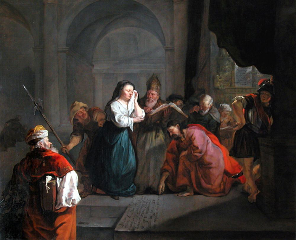 Le Christ et la Femme adultère - Gabriel Metsu