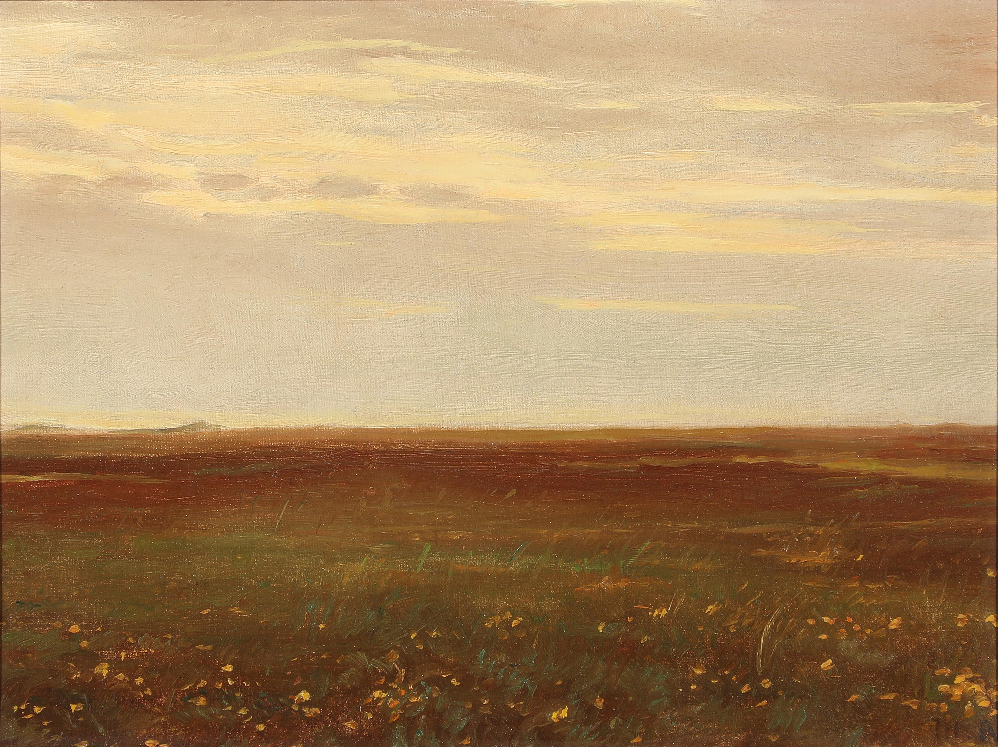 Paysage avec des fleurs sauvages. - Michael Peter Ancher - Alpha Reproduction