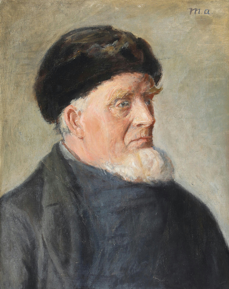 Portrait d'un homme de Skagen. - Michael Peter Ancher