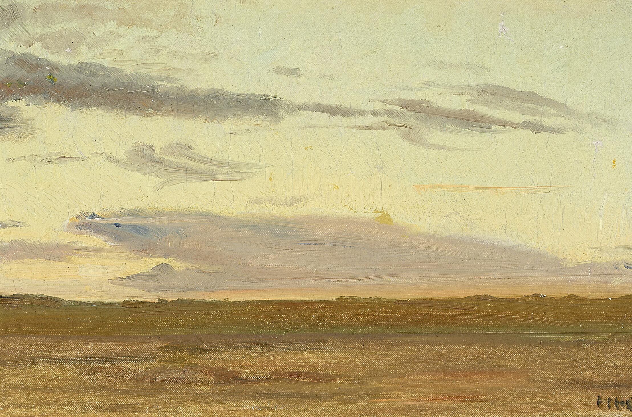 Coucher de soleil à Skagen. - Michael Peter Ancher - Alpha Reproduction