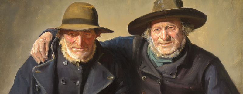 Deux amis. - Michael Peter Ancher