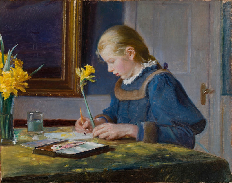 Réaliser une aquarelle - Michael Peter Ancher