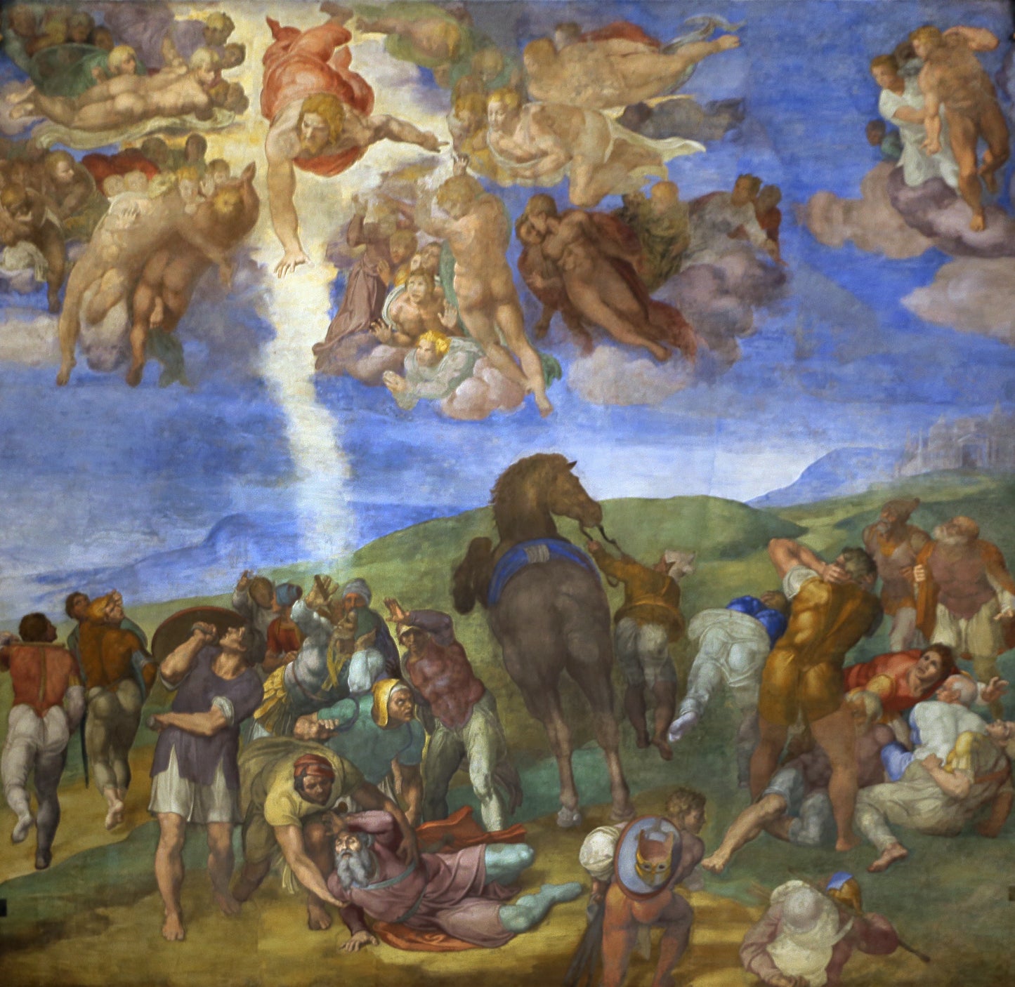 聖パウロの回心 – ミケランジェロ（約1542–1545年）