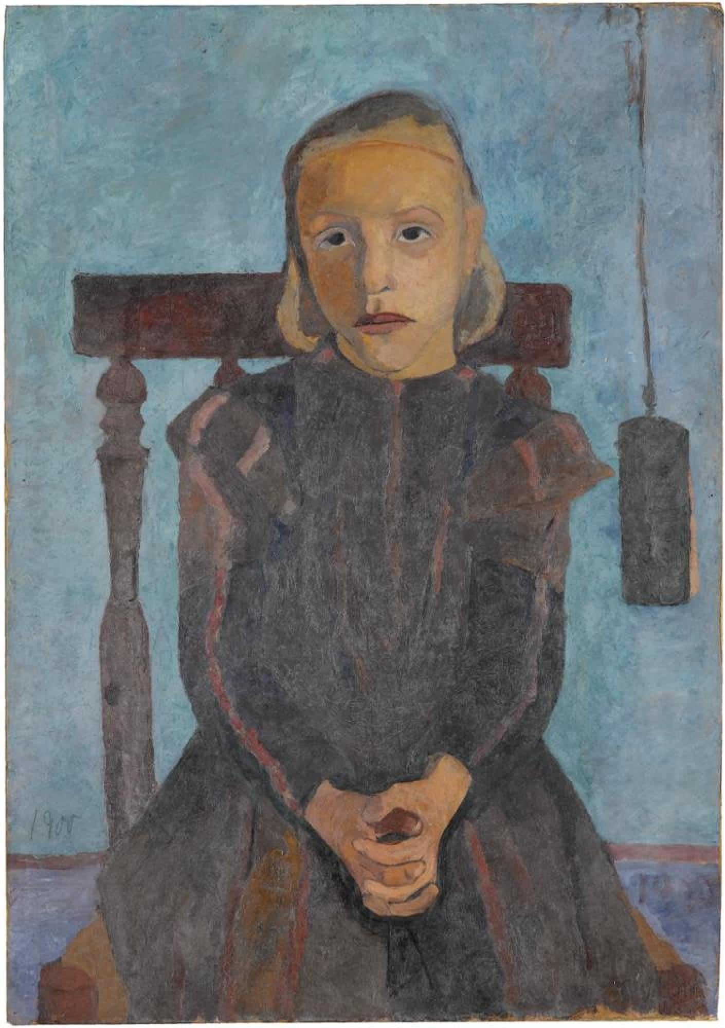 Child with a Clock Weight - Paula Modersohn-Becker