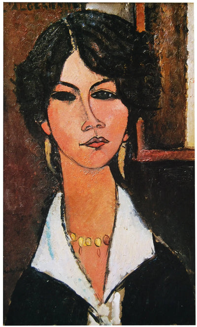 Reproduction du tableau « L'Algérienne - Amedeo Modigliani » par Alpha Reproduction en peinture à l’huile