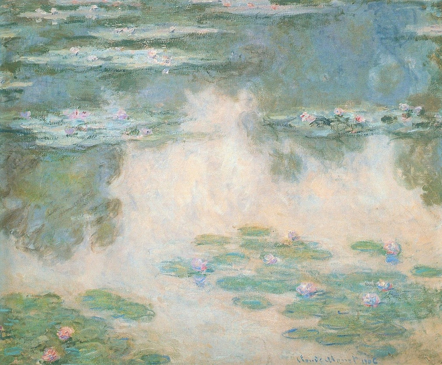 🌸 睡蓮 – クロード・モネ, 1906