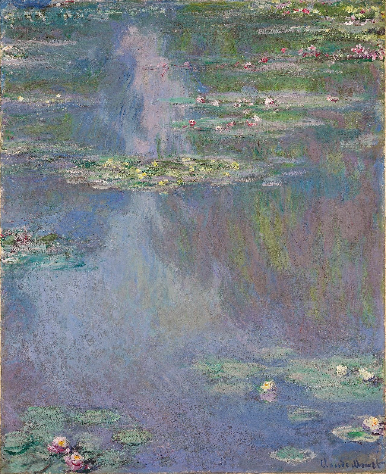 💜 睡蓮 (1907) – クロード・モネ (W.1707)