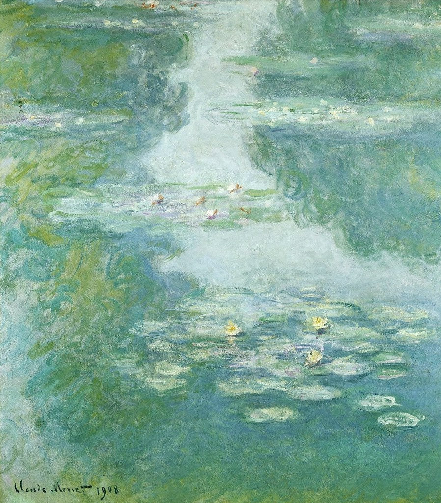 🌿 睡蓮, 1908年 – クロード・モネ