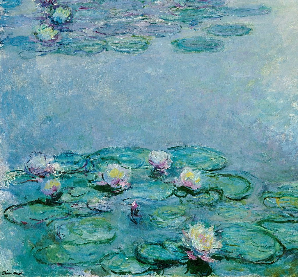 🌸 睡蓮 – クロード・モネによる花のクローズアップの詳細