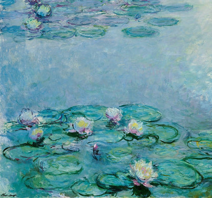🌸 睡蓮 – クロード・モネによる花のクローズアップの詳細