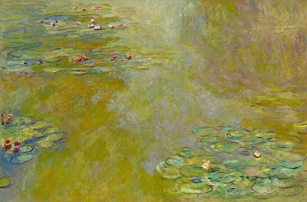 🌸 睡蓮 – クロード・モネ（1918年頃–1919年頃）
