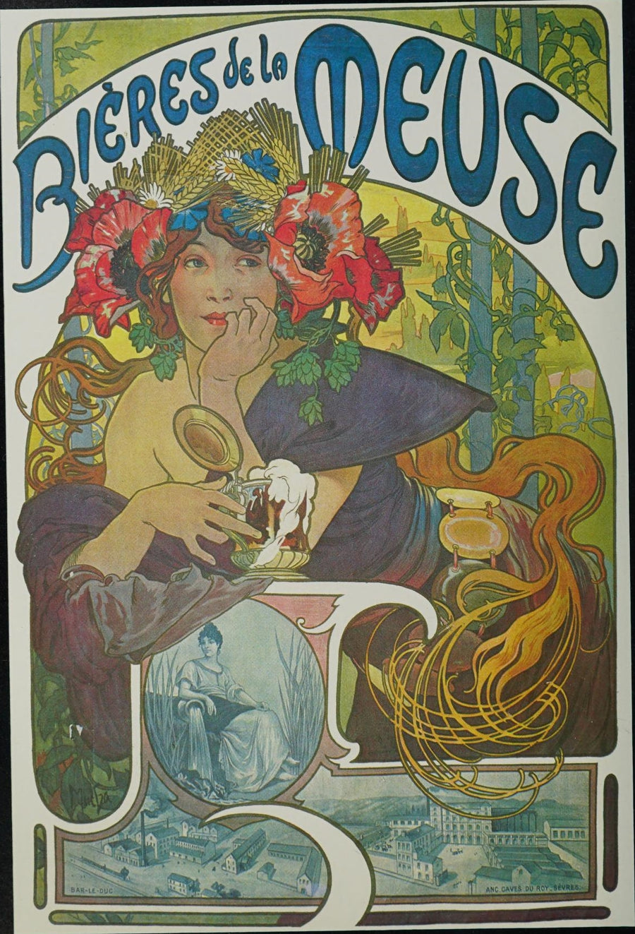 Bières de la Meuse by Mucha - Alfons Mucha