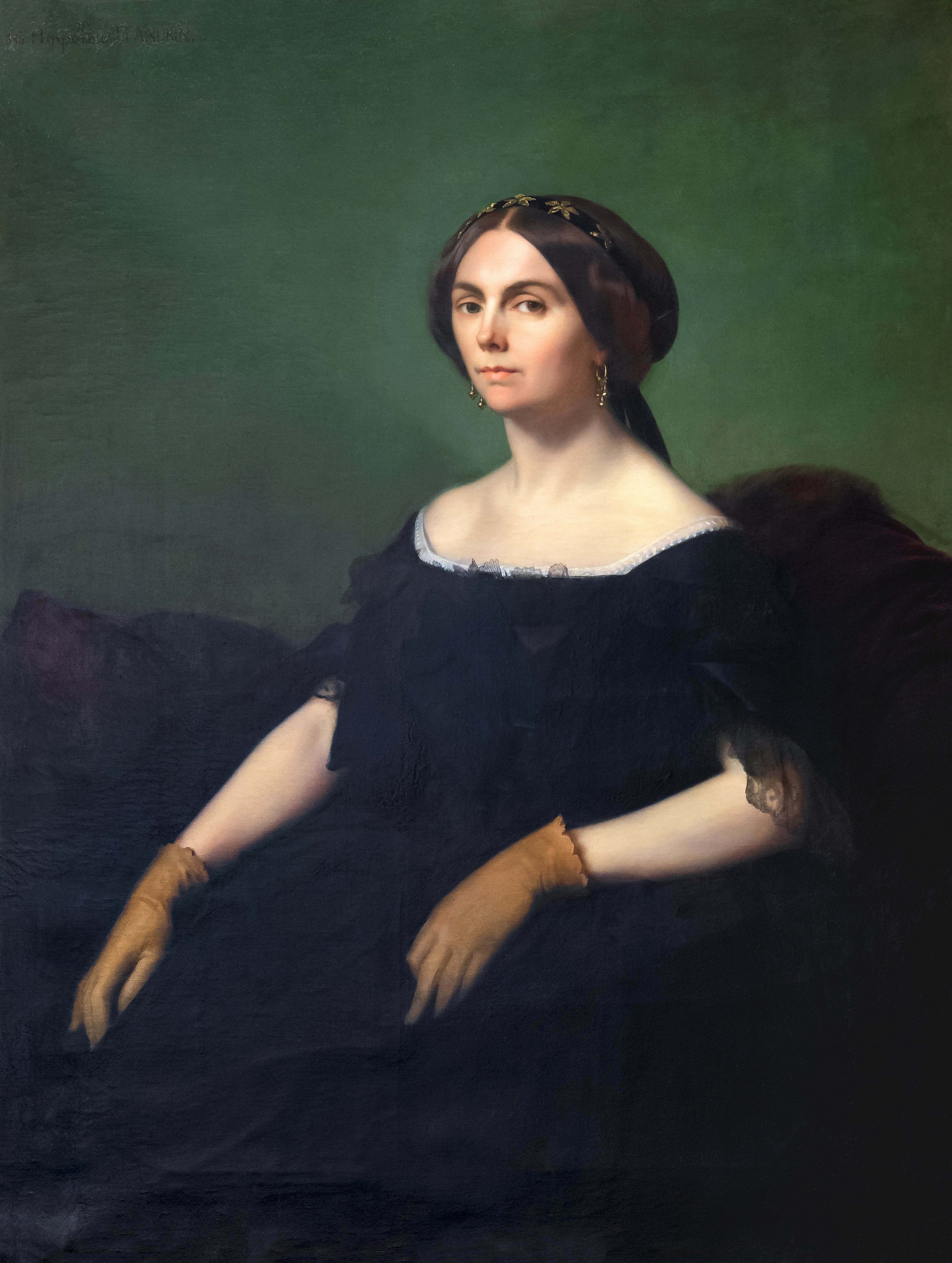 Portrait de la comtesse de Goyon - Hippolyte Flandrin