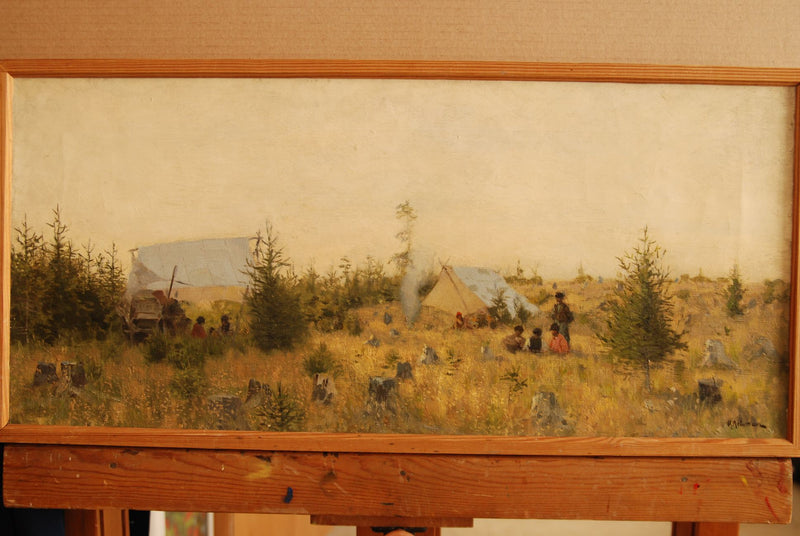 Gitans (camp rom) - Isaac Levitan