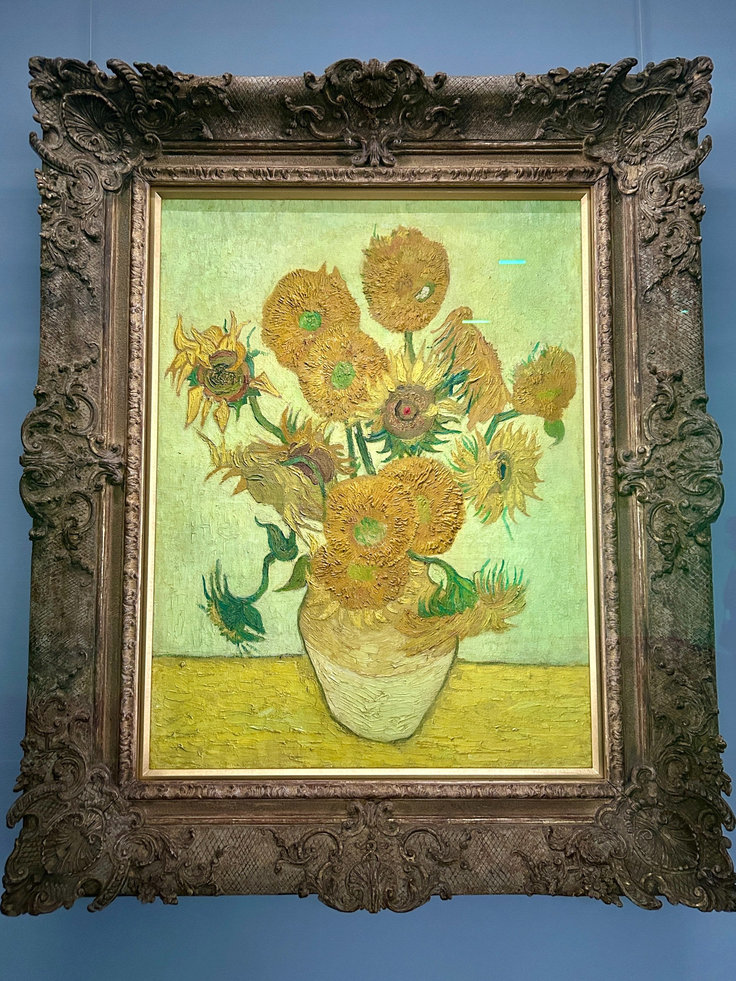 静物画：ひまわり十五本の花瓶 - ヴィンセント・ヴァン・ゴッホ