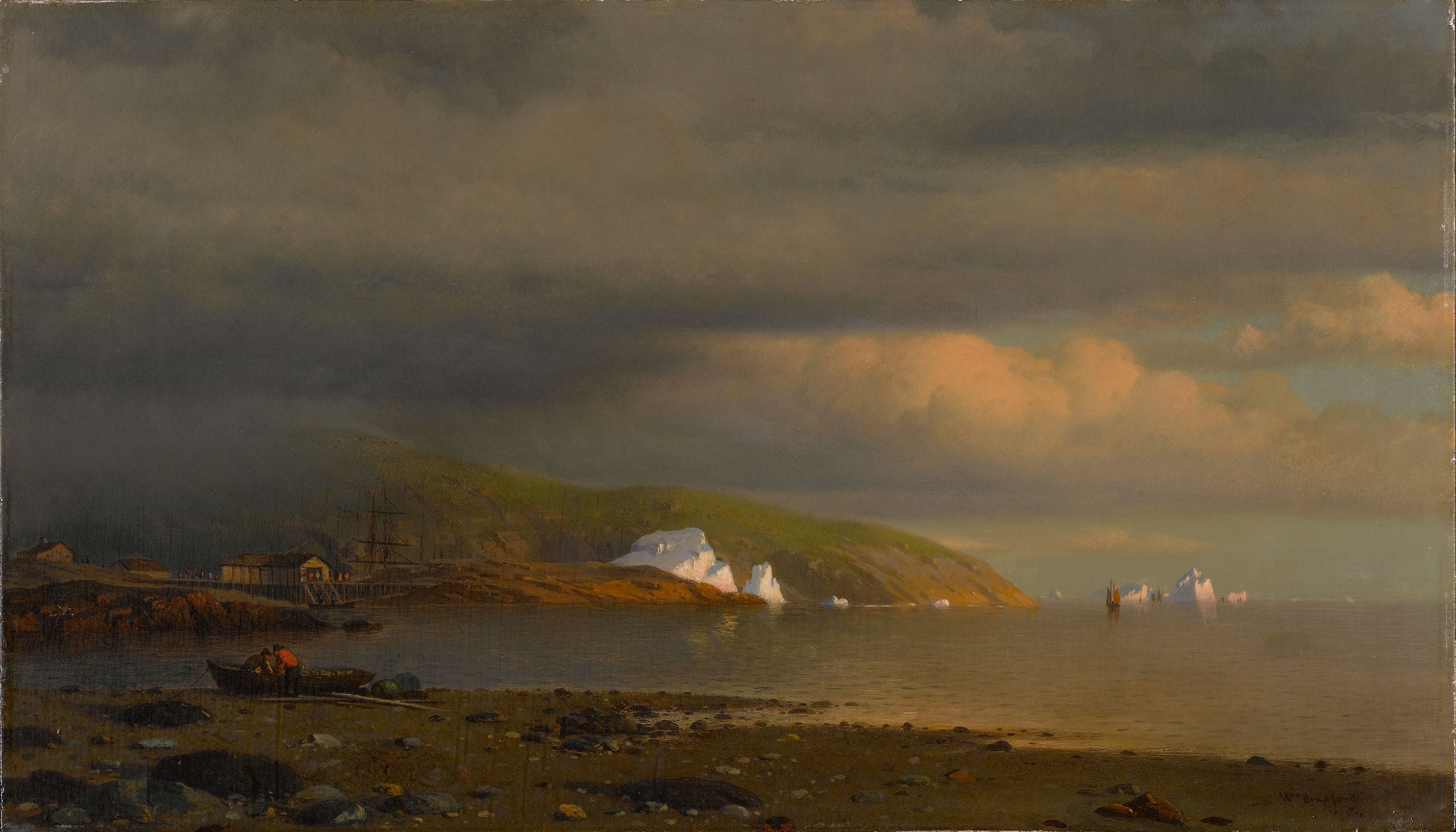 Près du cap St. Johns, côte du Labrador - William Bradford