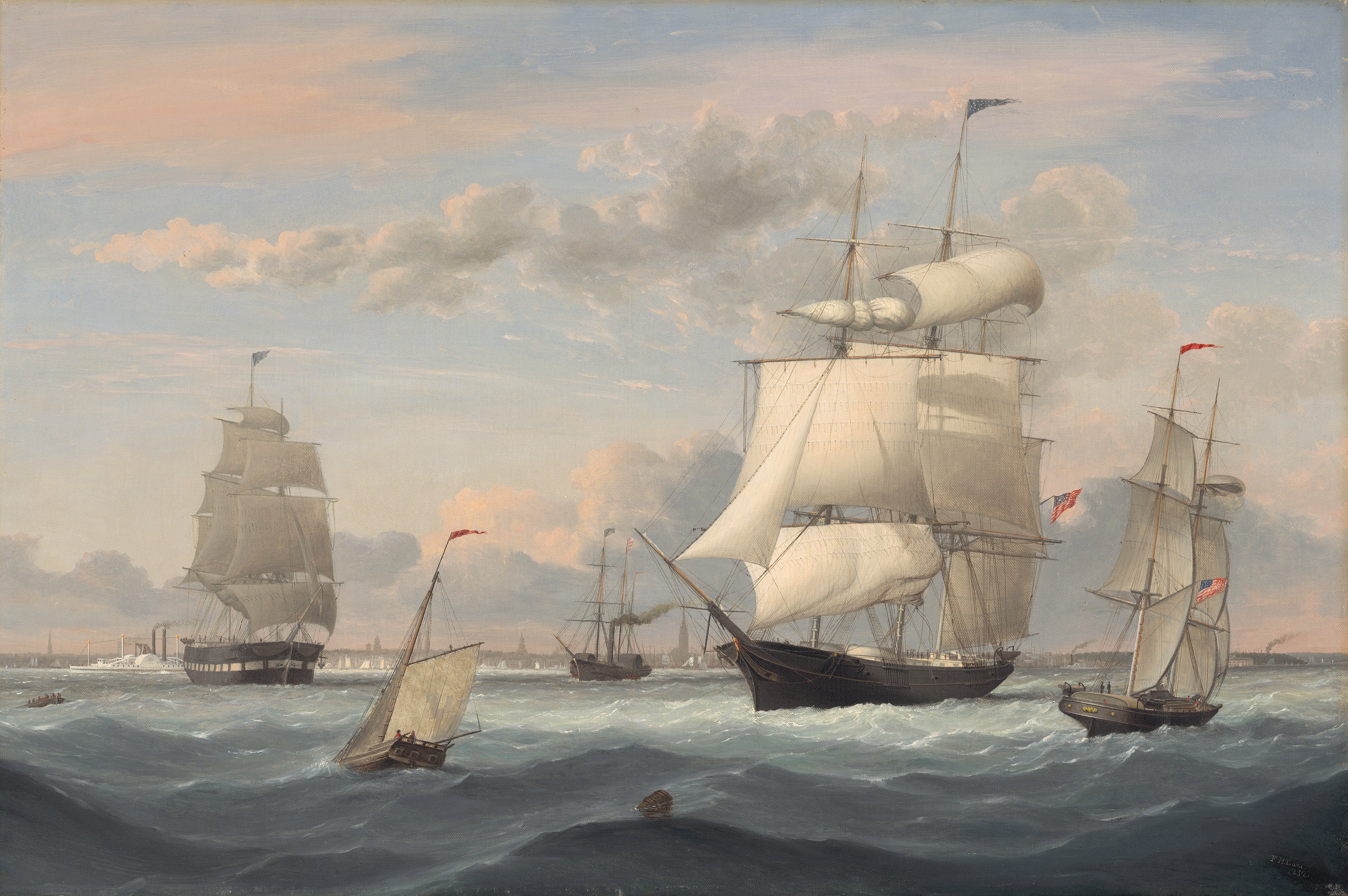 Port de New York - Fitz Henry Lane