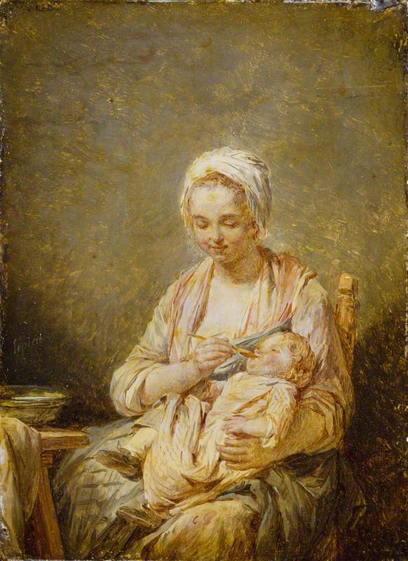 Mère nourrissant son enfant - Nicolas-Bernard Lépicié