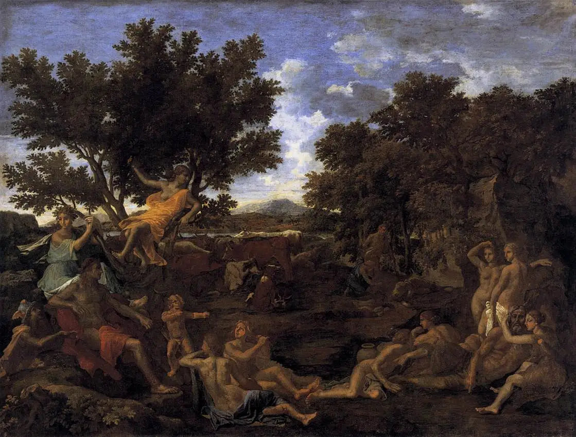 Apollon amoureux de Daphné - Nicolas Poussin - Alpha Reproduction