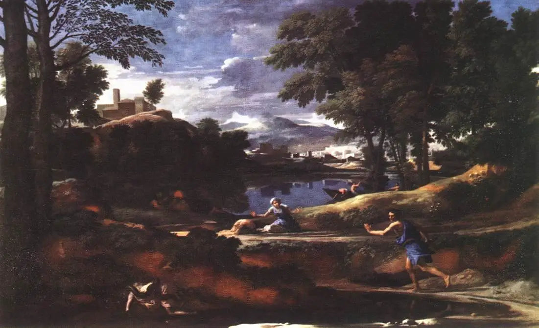 Paysage au serpent - Nicolas Poussin - Alpha Reproduction