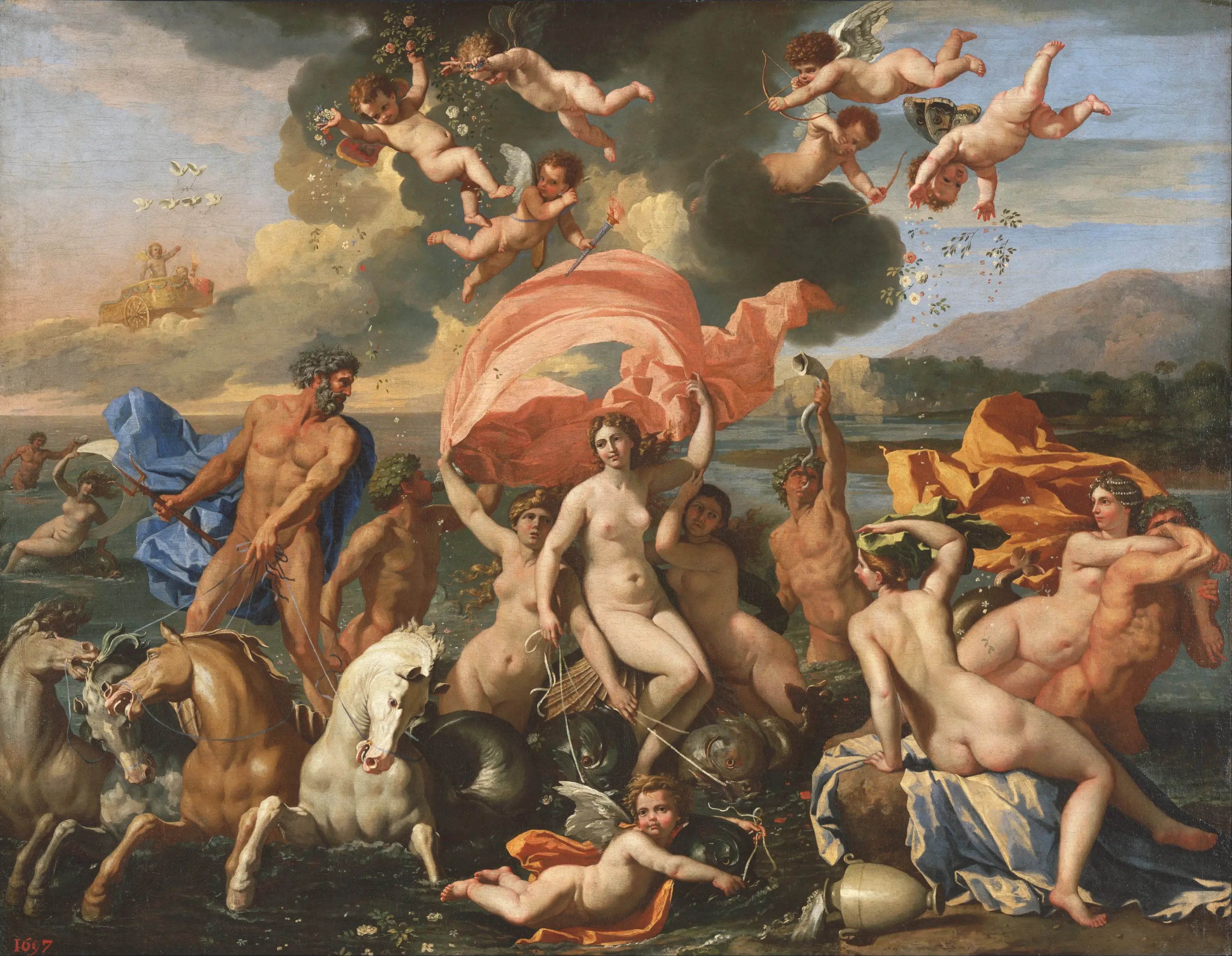Le Triomphe de Neptune - Nicolas Poussin - Alpha Reproduction