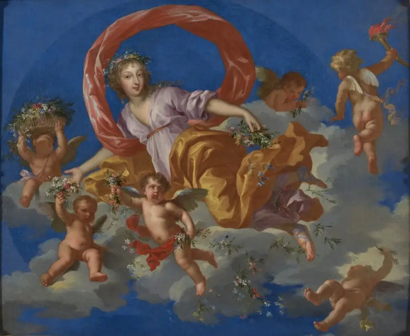 ヘンリエッテ・オルレアン公爵夫人（1644-1670）の歴史的肖像画 - ジャン・ノクレ