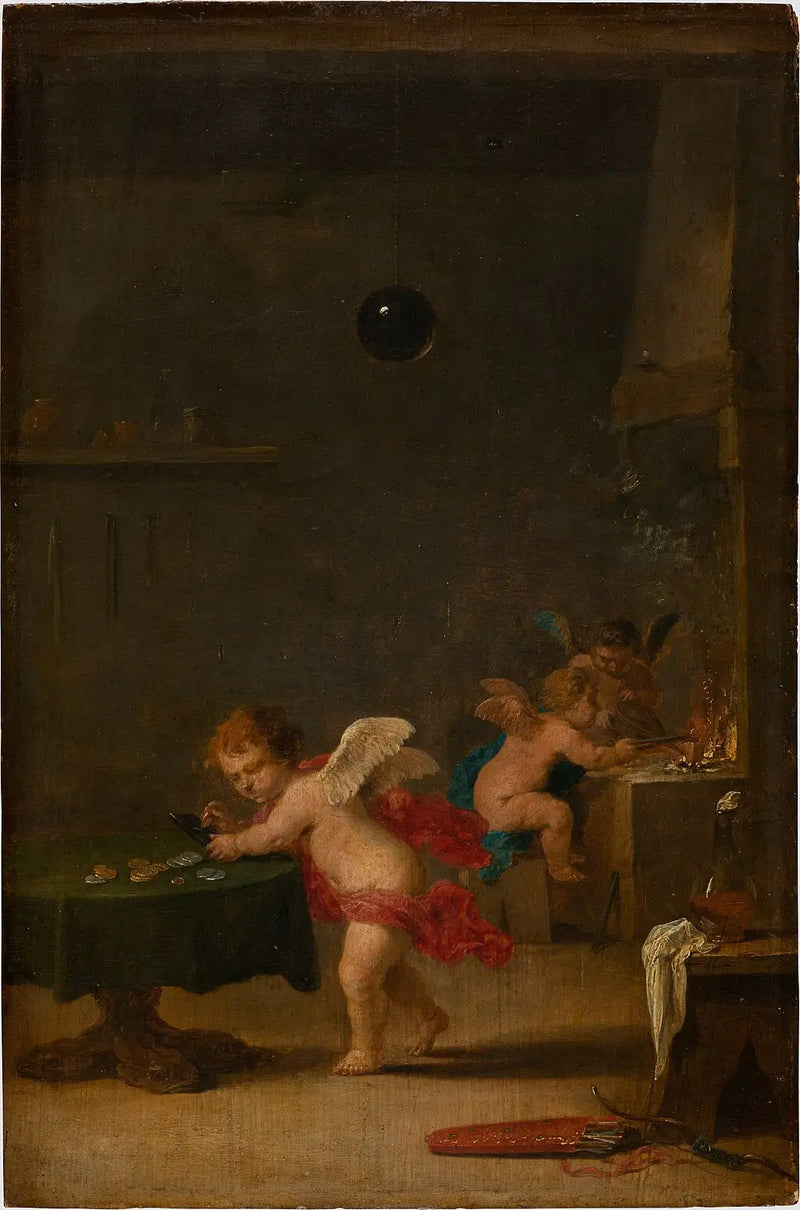 錬金術師の工房のアモレッティ - デイヴィッド・テニエール・ル・ジュヌ

Source:
Amoretti dans l'atelier d'un alchimiste - David Teniers le Jeune