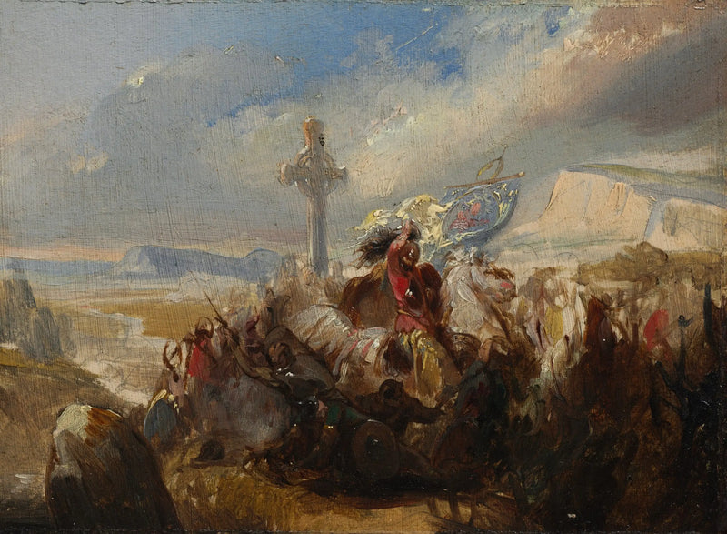 ポワティエの戦い、732年10月25日 - シャルル・ド・スチューベン

Source:
Bataille de Poitiers, 25 octobre 732 - Charles de Steuben