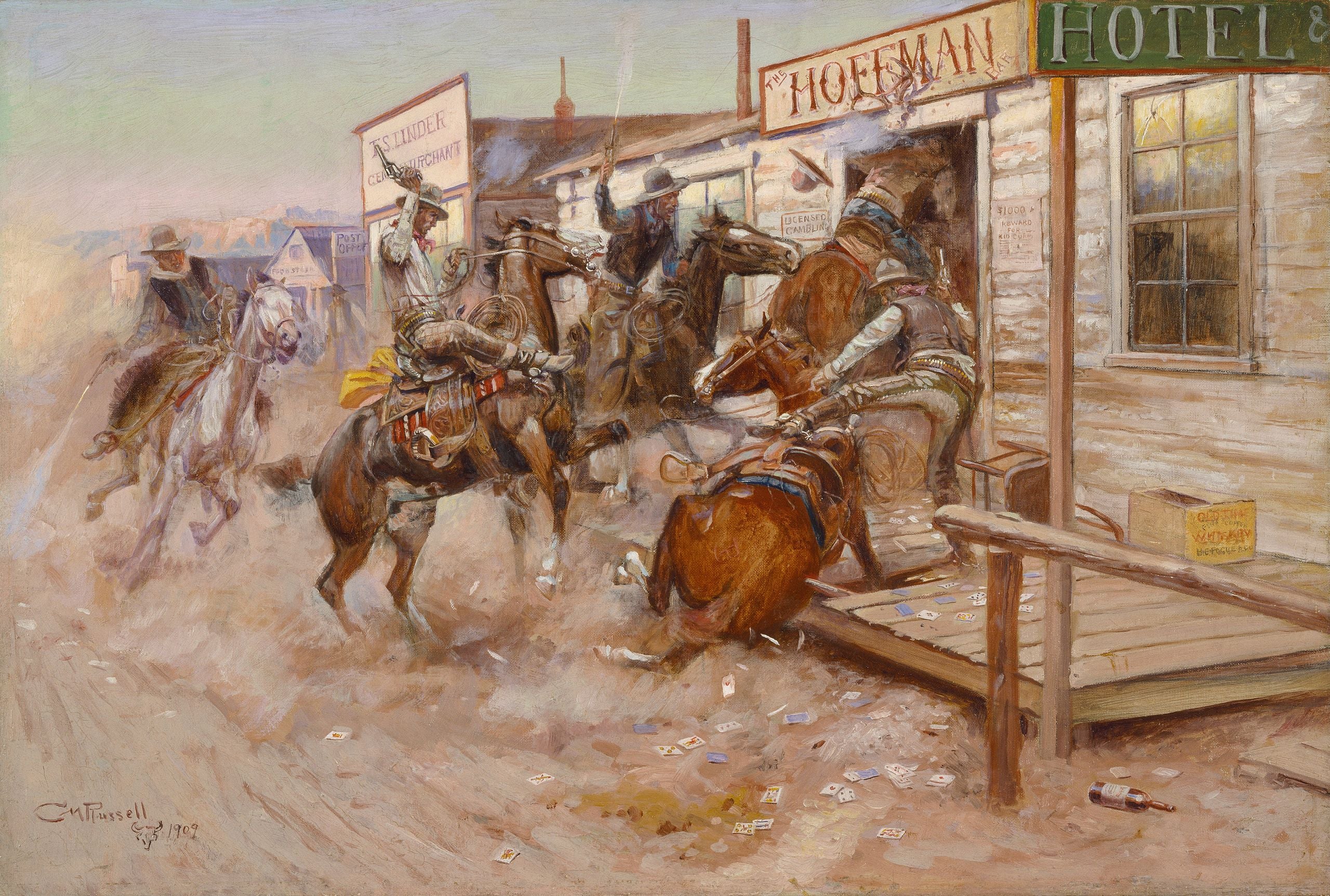 Entrer sans frapper - Charles Marion Russell