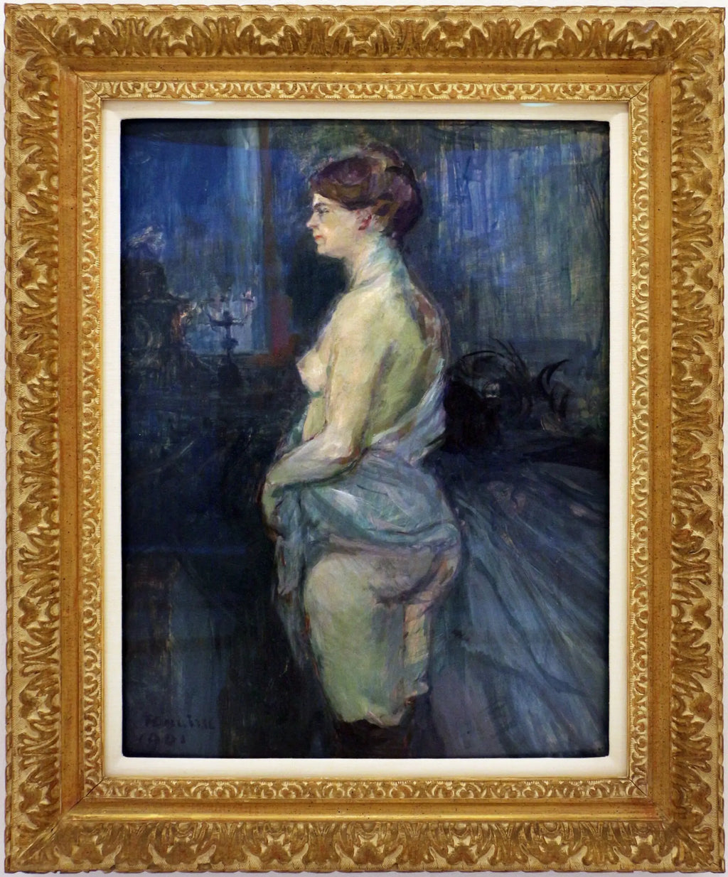 Femme retroussant sa chemise - Henri de Toulouse-Lautrec - Alpha Reproduction