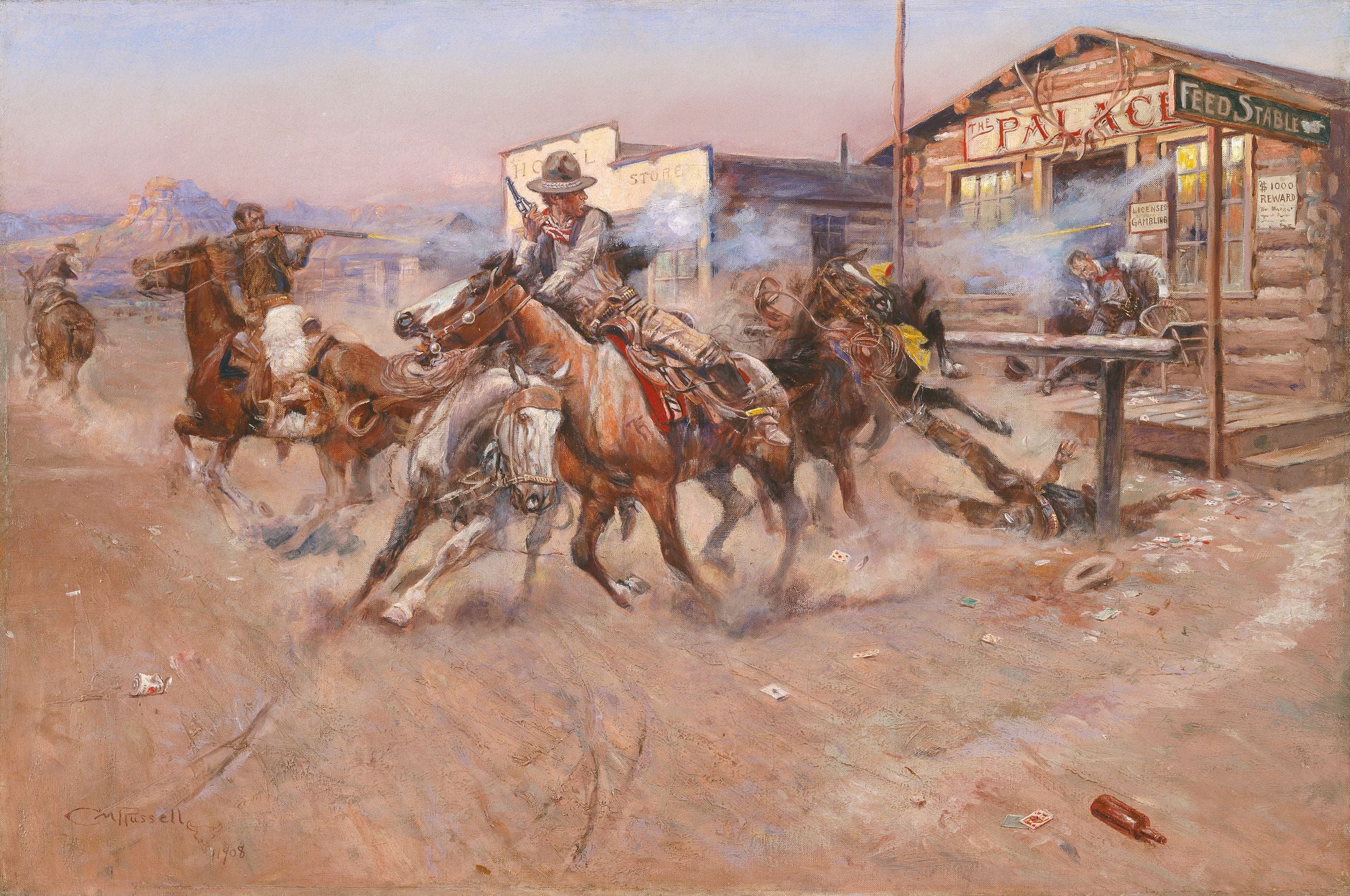 Fumée d'un .45 - Charles Marion Russell