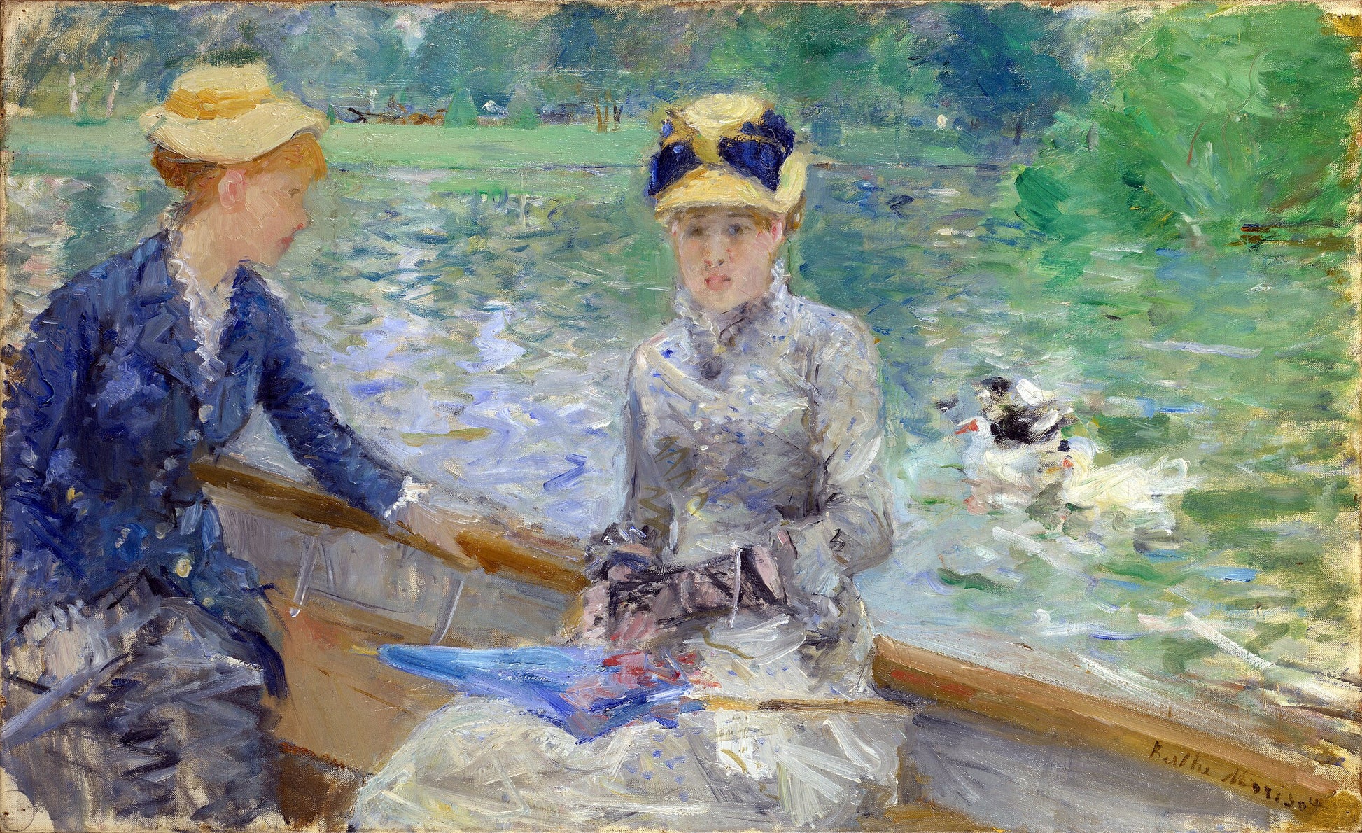 Reproduction du tableau « Jour d'été - Berthe Morisot » par Alpha Reproduction en peinture à l’huile