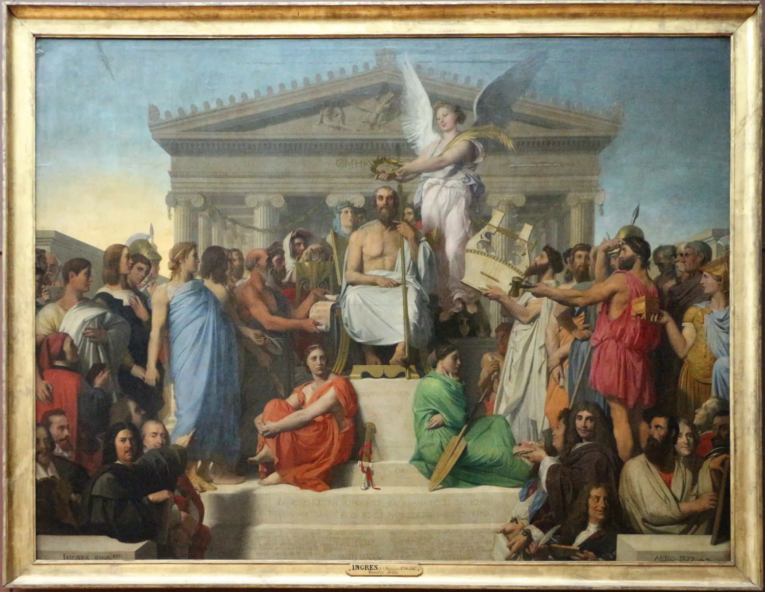 L’Apothéose d’Homère - Jean-Auguste-Dominique Ingres - Alpha Reproduction