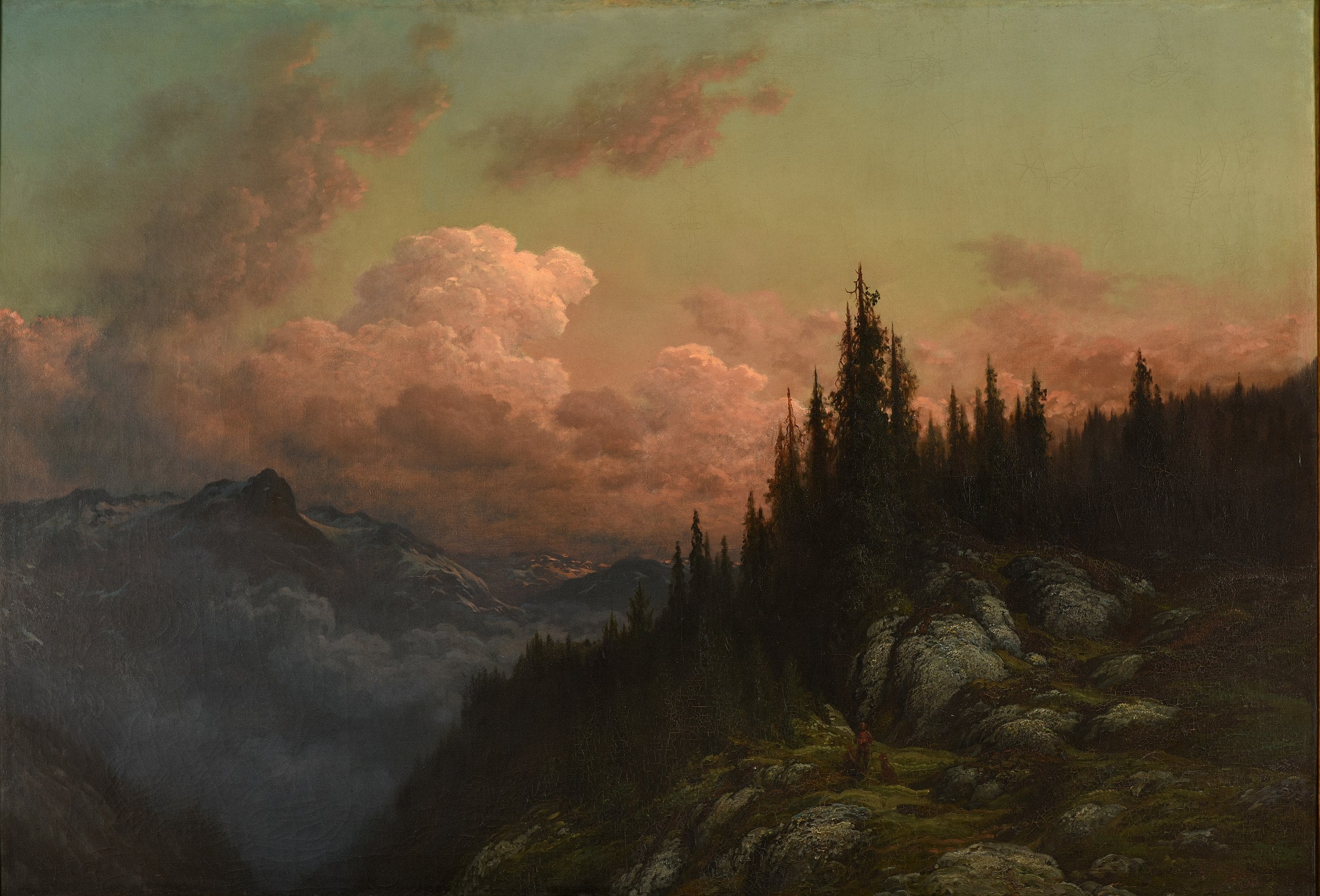 L'Aube-souvenir des Alpes - Gustave Doré