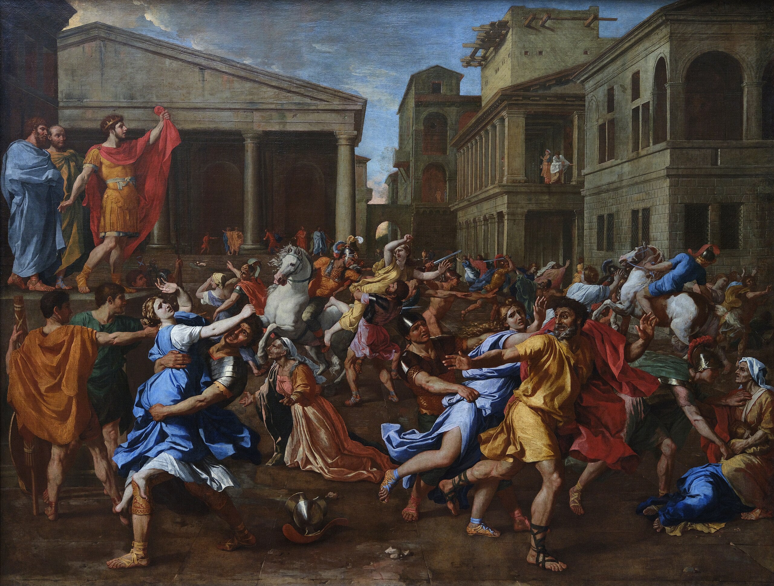 L'Enlèvement des Sabines - Nicolas Poussin