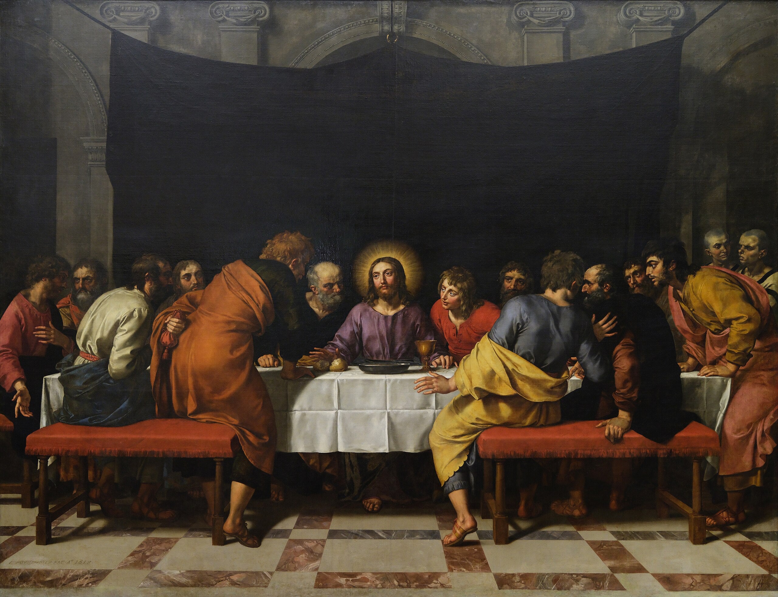 La Cène - Frans Pourbus the Younger