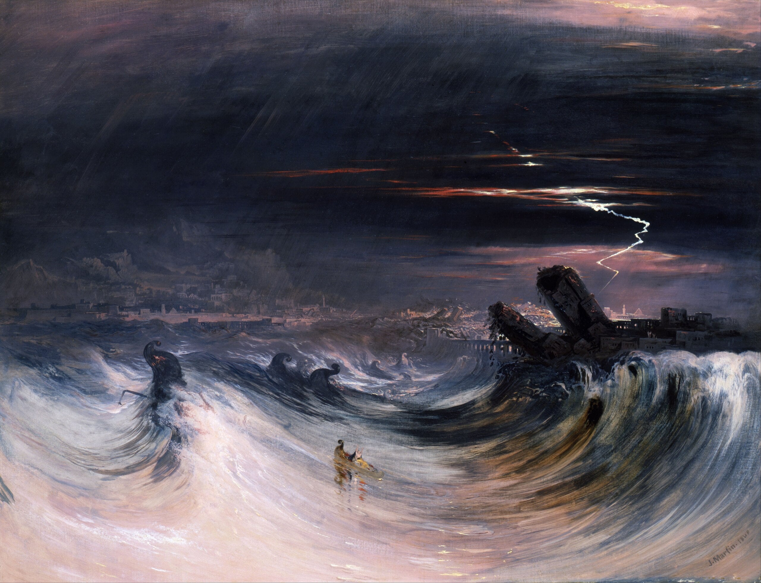 La Destruction de Tyr - John Martin