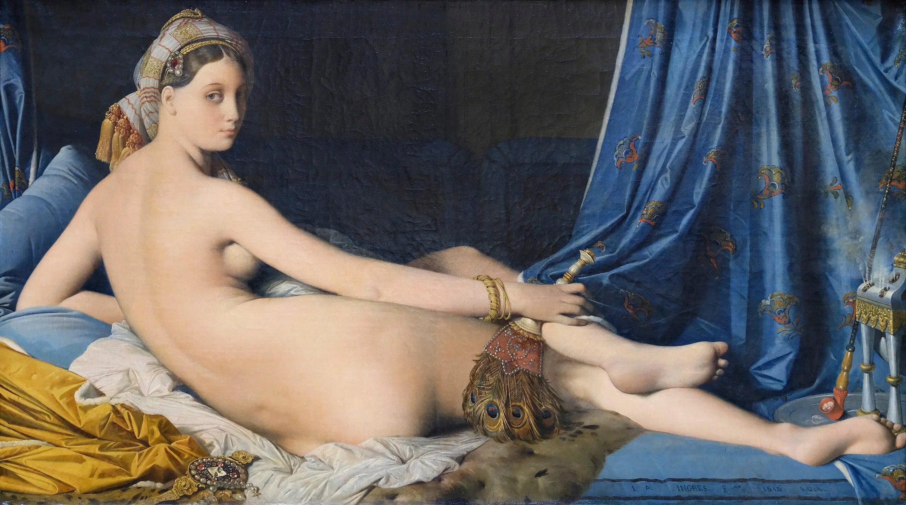La Grande Odalisque - Jean-Auguste-Dominique Ingres - Alpha Reproduction