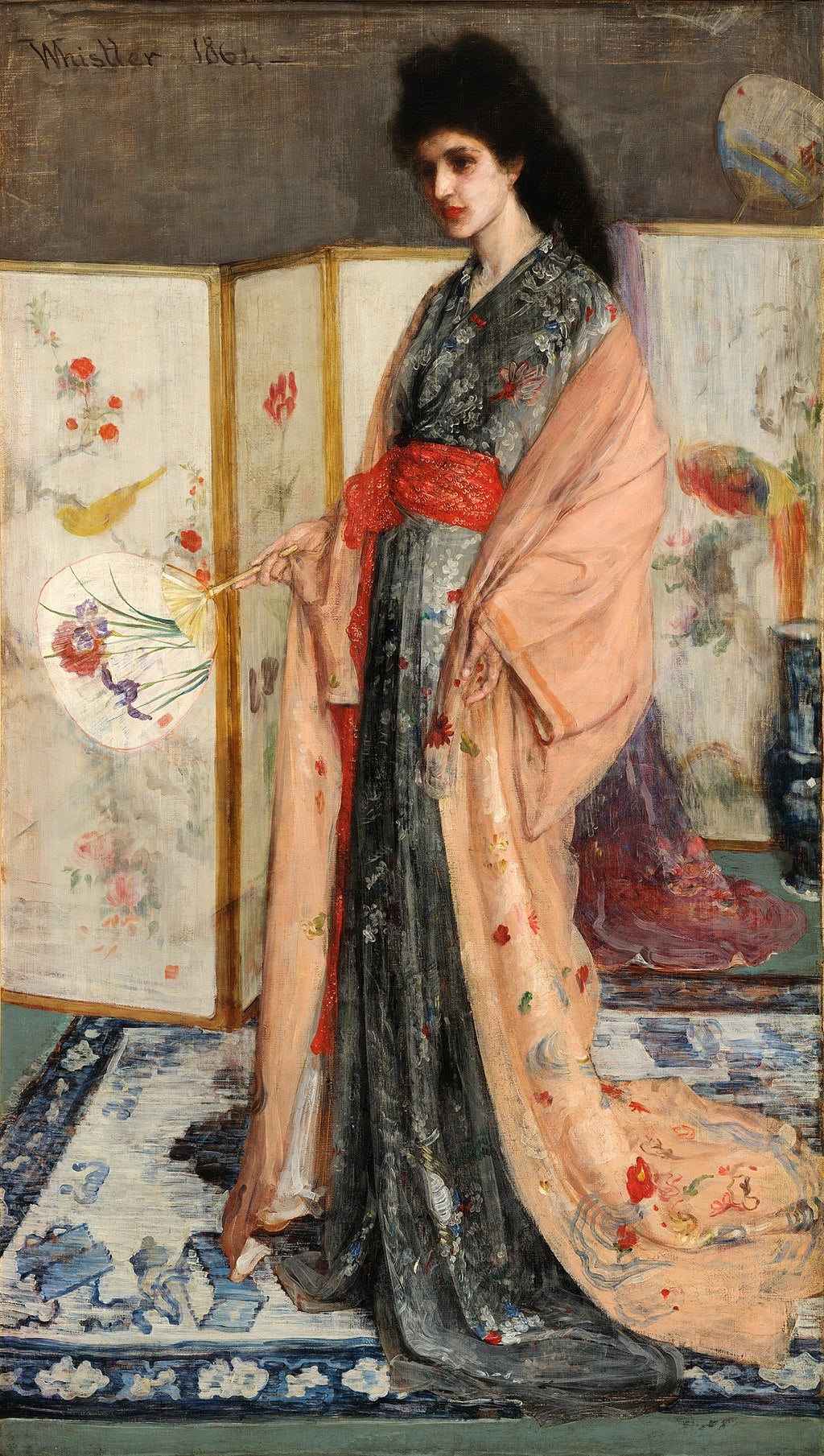 Reproduction du tableau « La Princesse du pays de la porcelaine - James Abbott McNeill Whistler » par Alpha Reproduction en peinture à l’huile